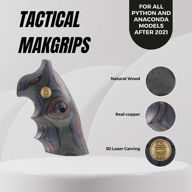 Colt Python  Grips Professionel Shooting Grips Target Gold Metal Grips