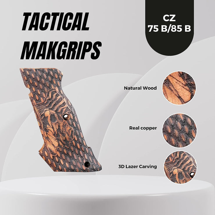 CZ 75b Grips 85b Wood Grips Magazine Walnut Wood Gungrip Handcrafted