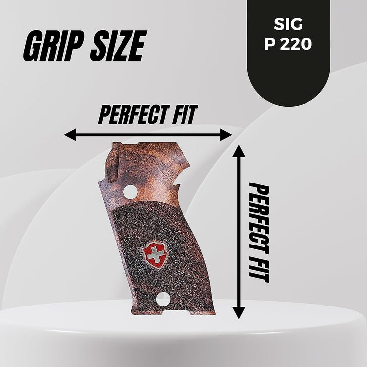 Sig P220 Gold Metal Grips ( Heel Mag Release )