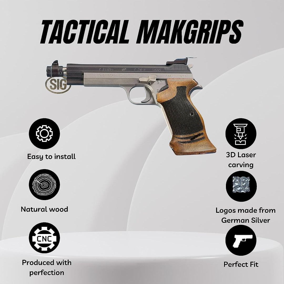 トイガン RHT M10 Wood Grip Sig P210 Wood Gun Grips, Gun Grips