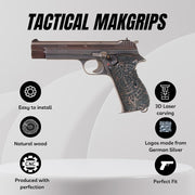 SIG P210 Orthopedic Wood Grips