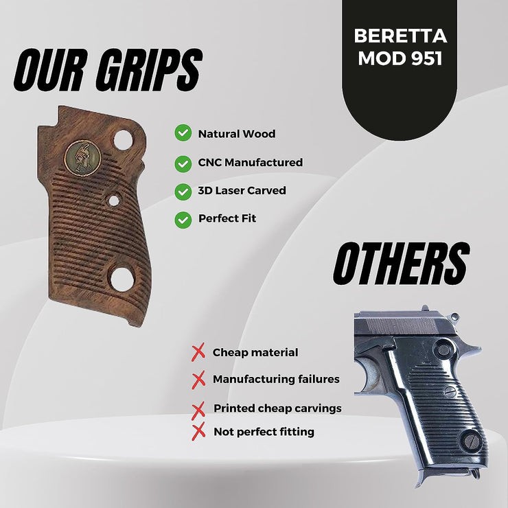 Beretta M 1951,Helwan Brigadier,Tariq 951 Grips