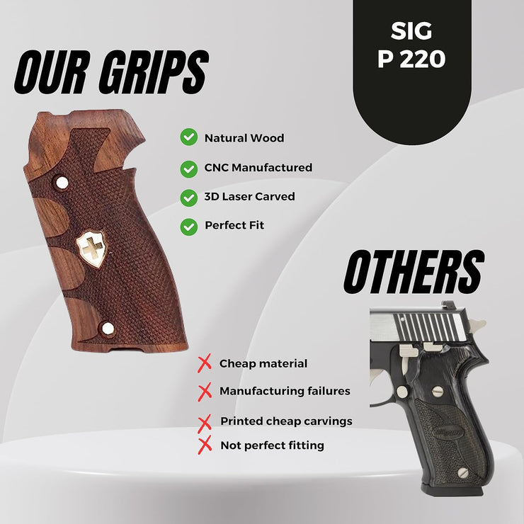 Sig P220 P 220 Grips ( Heel Mag Release )