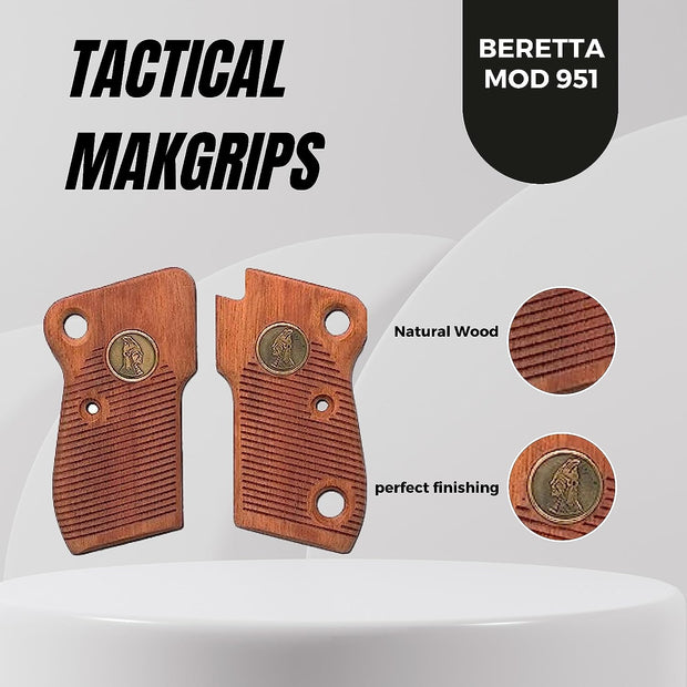 Beretta M 1951,Helwan Brigadier,Tariq 951 Gold Metal Grips