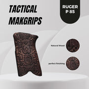 Ruger P85 Gun Grips, Wooden Gun Grips