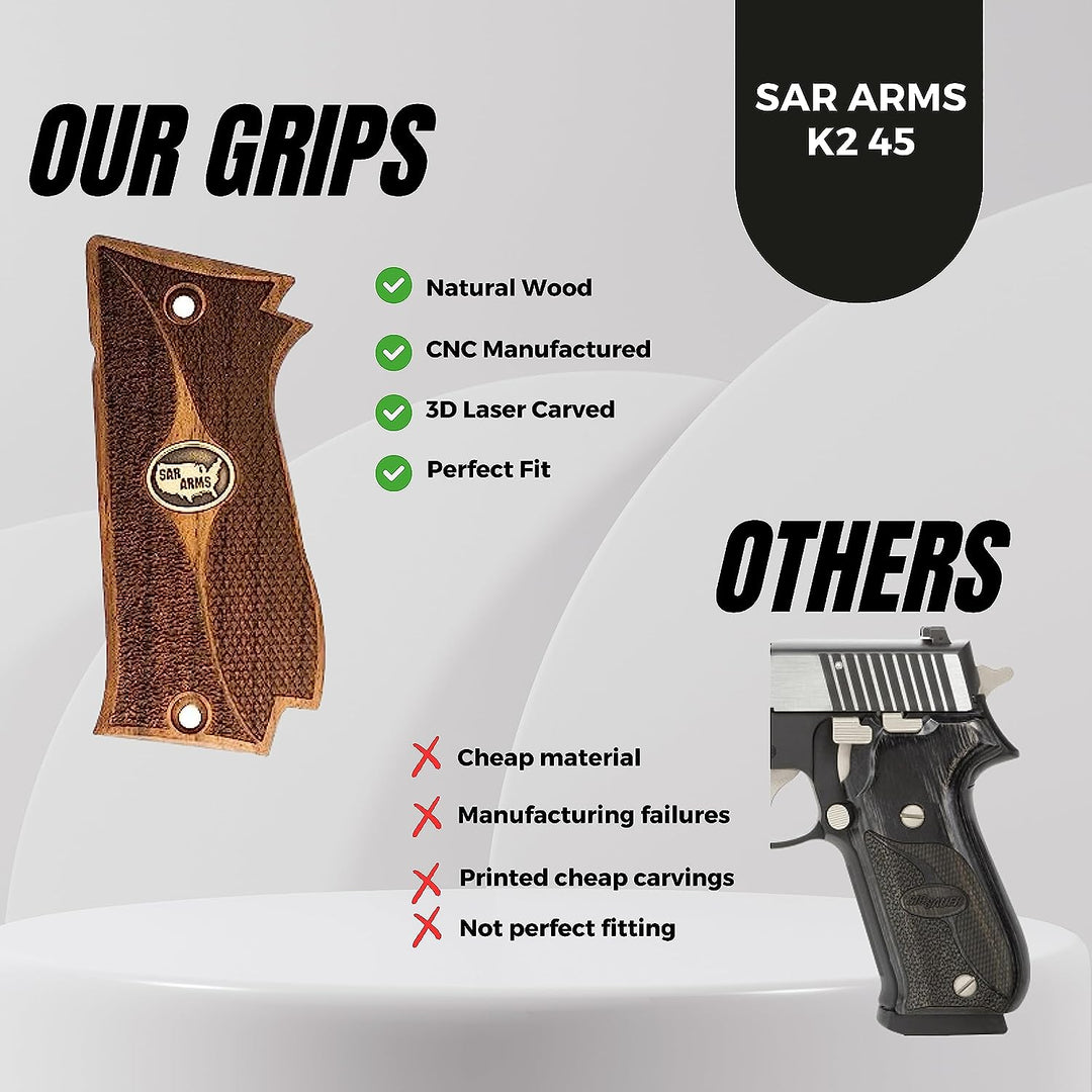 Marque KSD pour armes de poing SAR Arms K2 45 modèle Marque KSD pour armes de poing SAR Arms K2 45 modèle