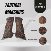 CZ 75b Grips, 75b Wood Grips, Professional Walnut Wood Gungrip