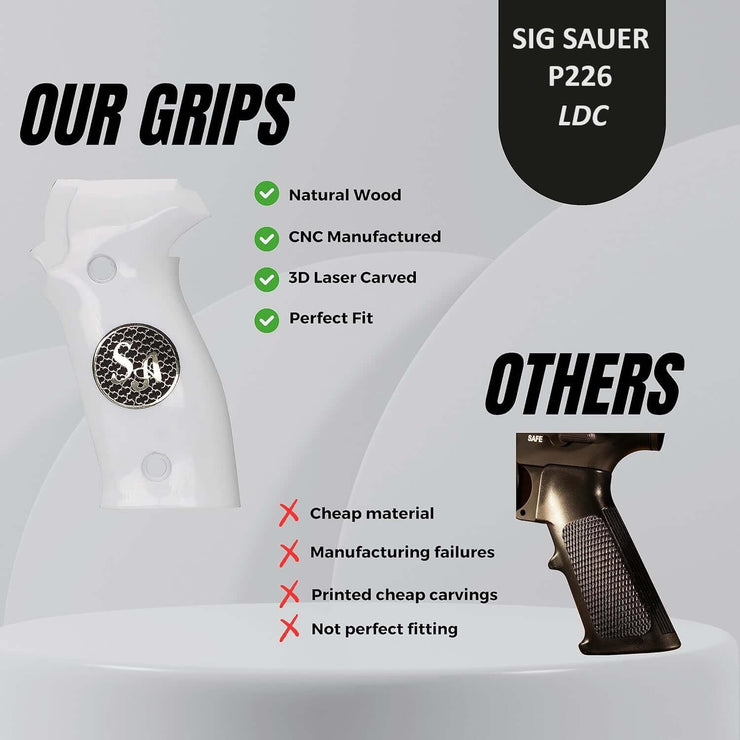 Sig Sauer P226 LDC II and LDC 2 Acrilic Grips