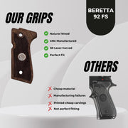 Beretta 92F 92 F 92FS 92 FS 92A1 92 A1 96 98 M9 M9A1 And Girsan Regard MC Gold Metal Grips