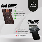 CZ Check Visor Grips Gun Grips