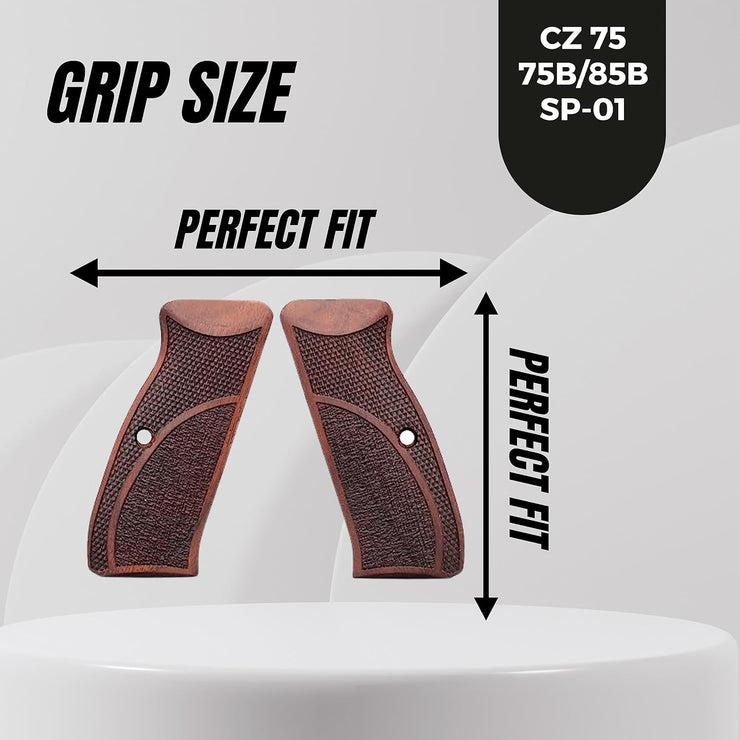 CZ 75B SP01 Wooden Gun Grips