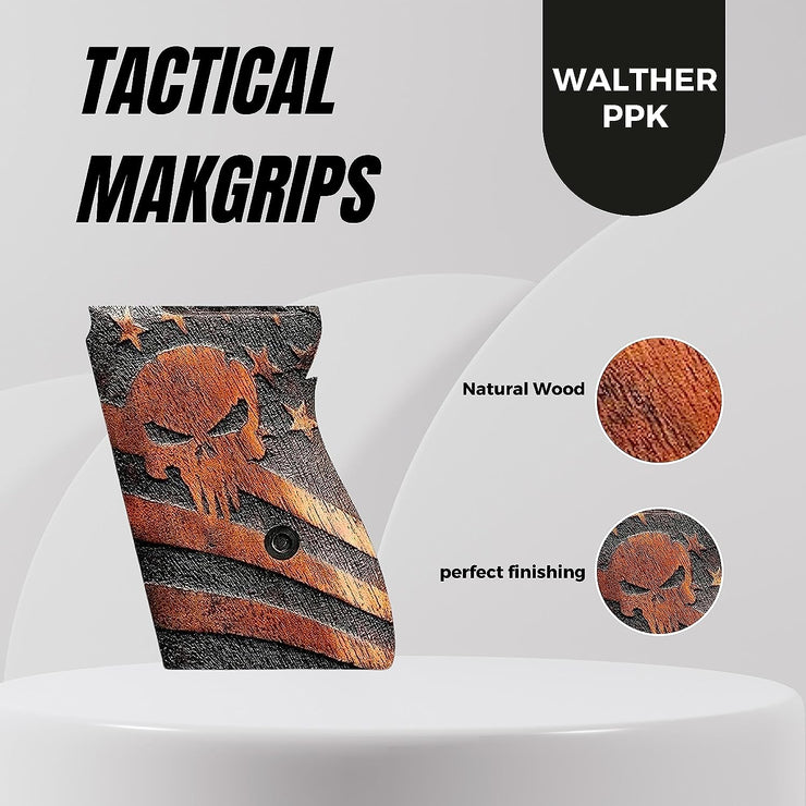 Walther PPK Hard Wood Grips