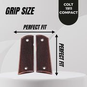 Colt Compact Wood Grips,Gun Grips