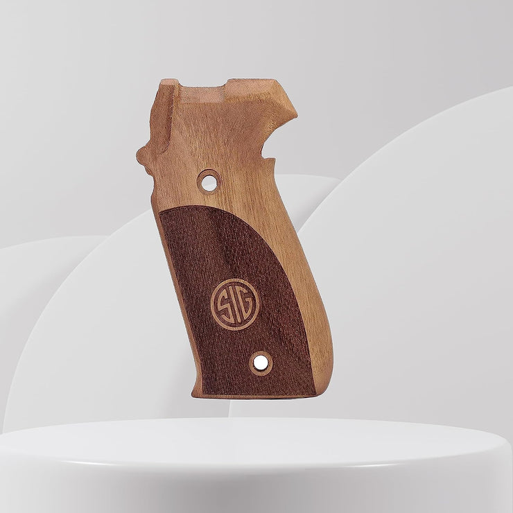 Sig Sauer P220 Safety Button on Top Wood Grip