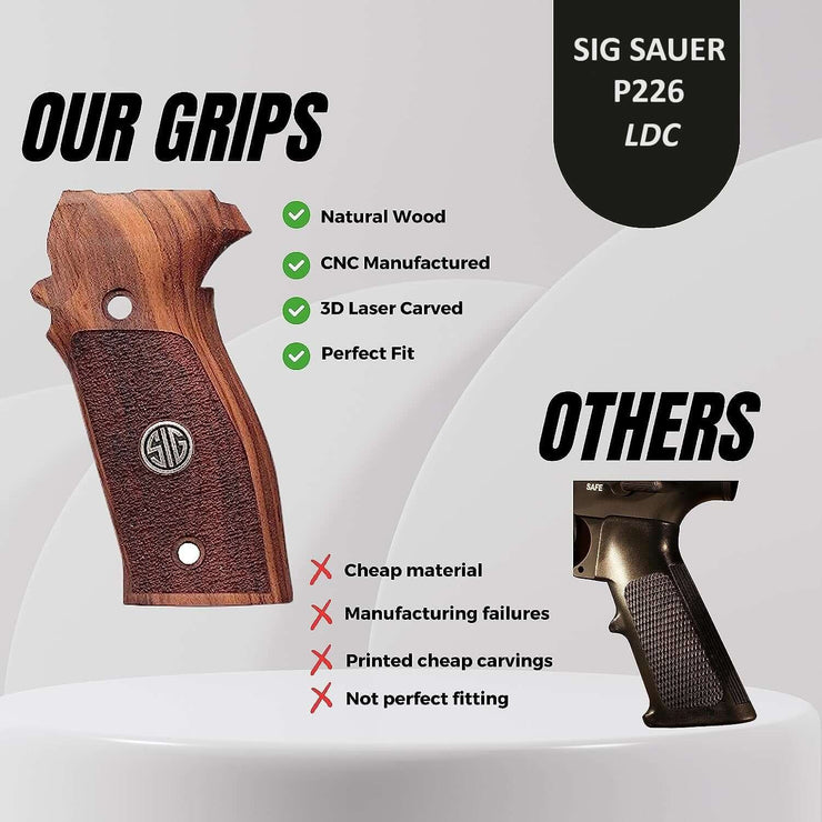 Sig Sauer P226 LDC II and LDC 2 Acrilic Grips