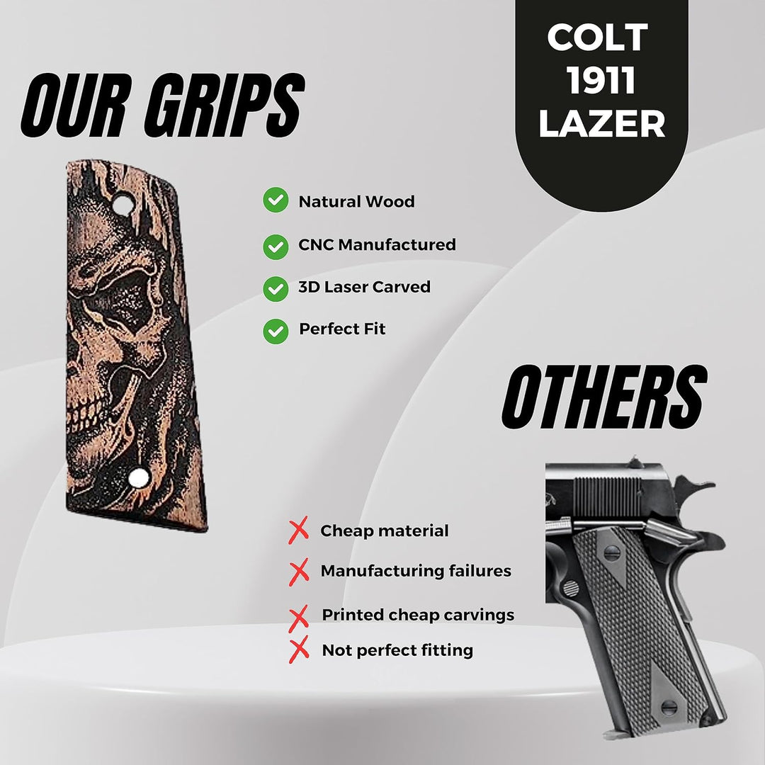 Colt, Kimber, Regent, Taurus, Springfield, 1911 Grips