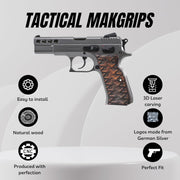 SAR Arms B6 Hawk Grips, Sar Arms Mega Pistol Gold Metal Grips