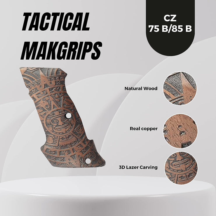 CZ 75b Grips 85b Wood Grips Magazine Walnut Wood Gungrip Handcrafted