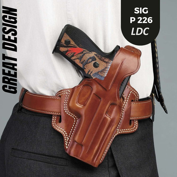 Sig Sauer P226 LDC II and LDC 2 Walnut Wood Grips Joker Laser Engraving