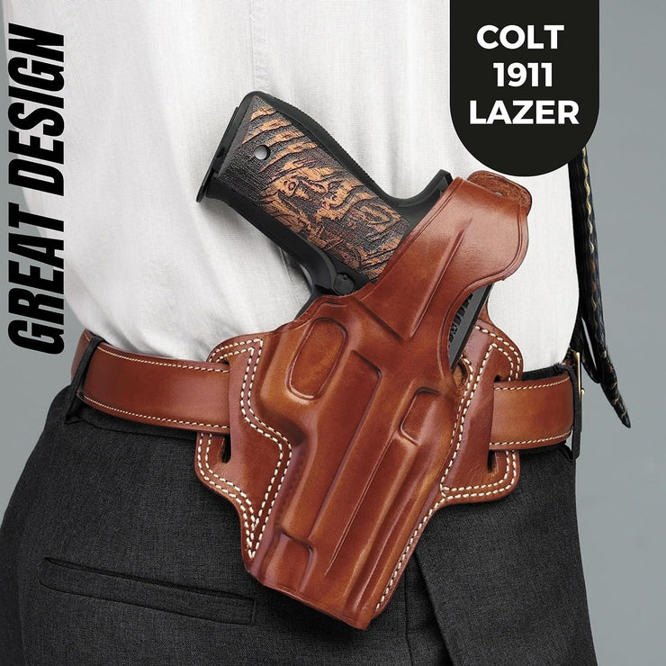 Colt 1911 Grips, Full Size Handcrafted Walnut Wood Gungrip
