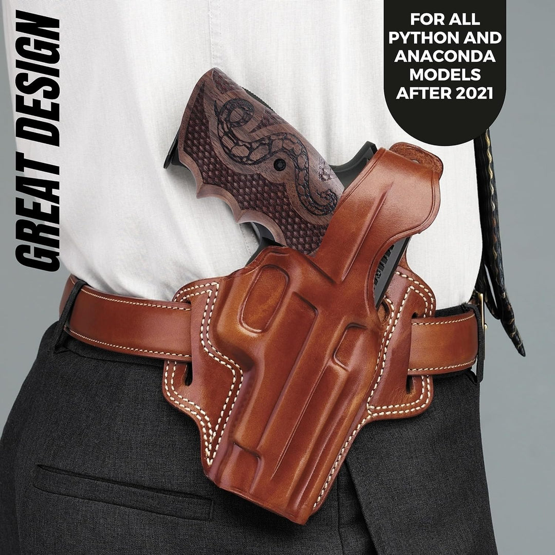 Colt Python et nouvelles poignées spéciales Anaconda en