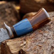 Champion Hunting Knife with Exotic Rosewood & Bone Handle