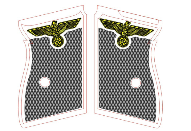 For Brendan Cavanagh  Walther PPK gold logo