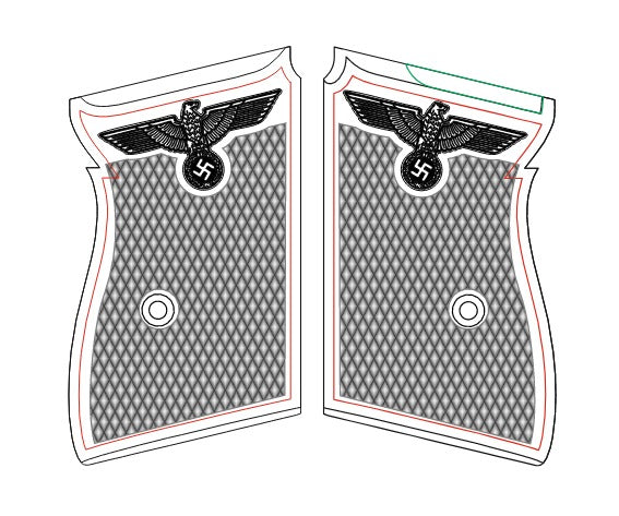 For Brendan Cavanagh  Walther PPK gold logo