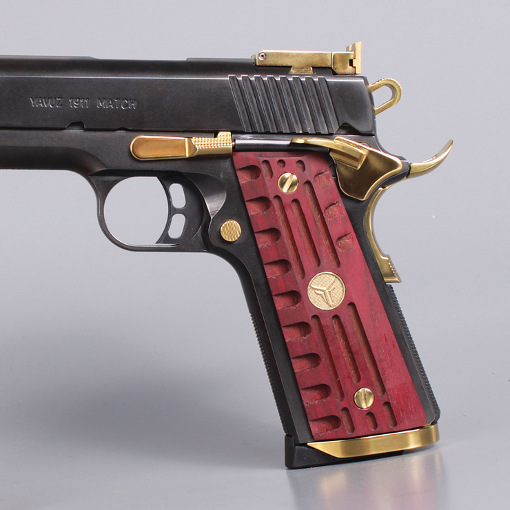 Girsan 16 1911 Gold Metal Gun Grips