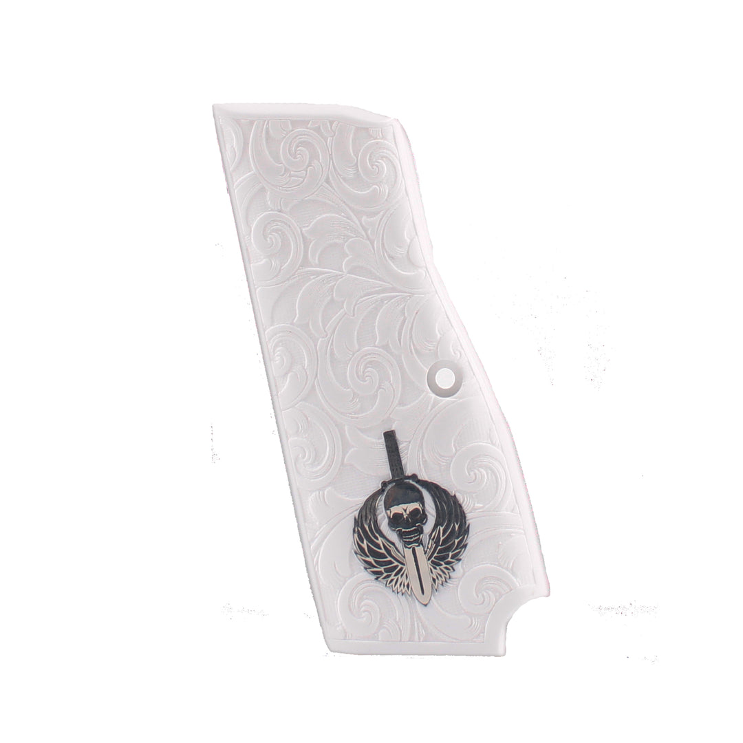 Poignées en acrylique noir compatibles KSD Brand Browning Hi