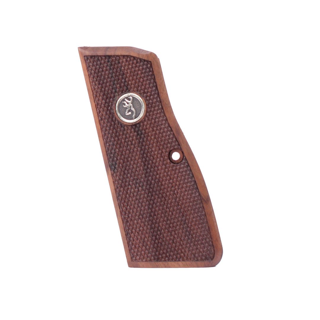 ZIB Grips Handmade Beech Wood Grips For Browning HP 14 – Fits Springfield SA-35, Tisas Regent, Luger M80