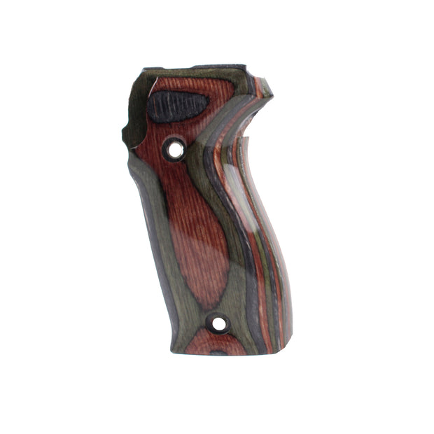 Sig Sauer P220 Top Safety Latch Gloss Varnish Laminated Walnut Wood Gun Handle