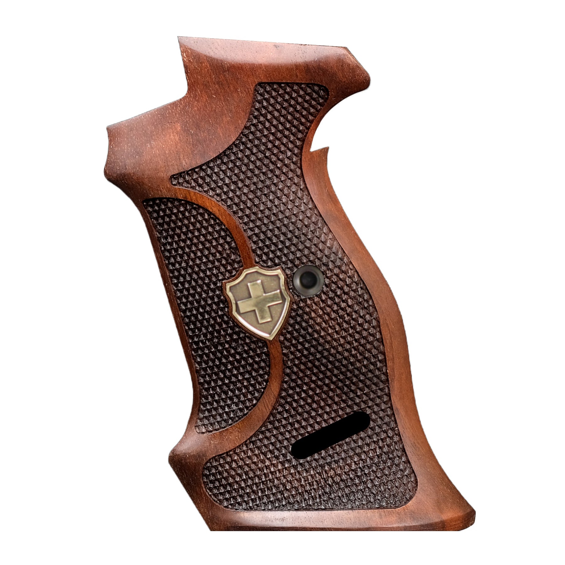 Compatible with SIG P210 Target | Walnut Wood Grips (Swiss-Made