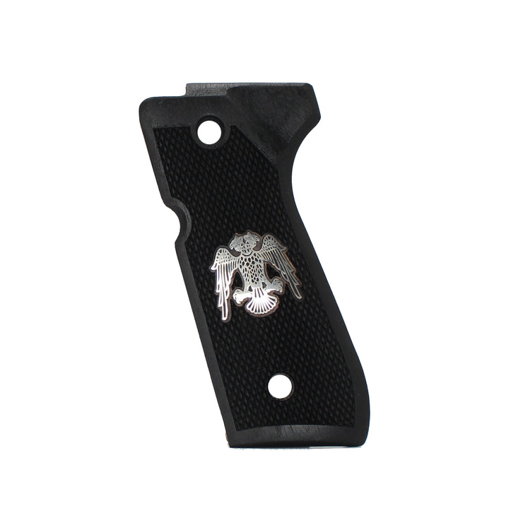 Beretta 92F 92 F 92FS 92 FS 92A1 92 A1 96 98 M9 M9A1 And Girsan Regard MC Silver Metal Grips