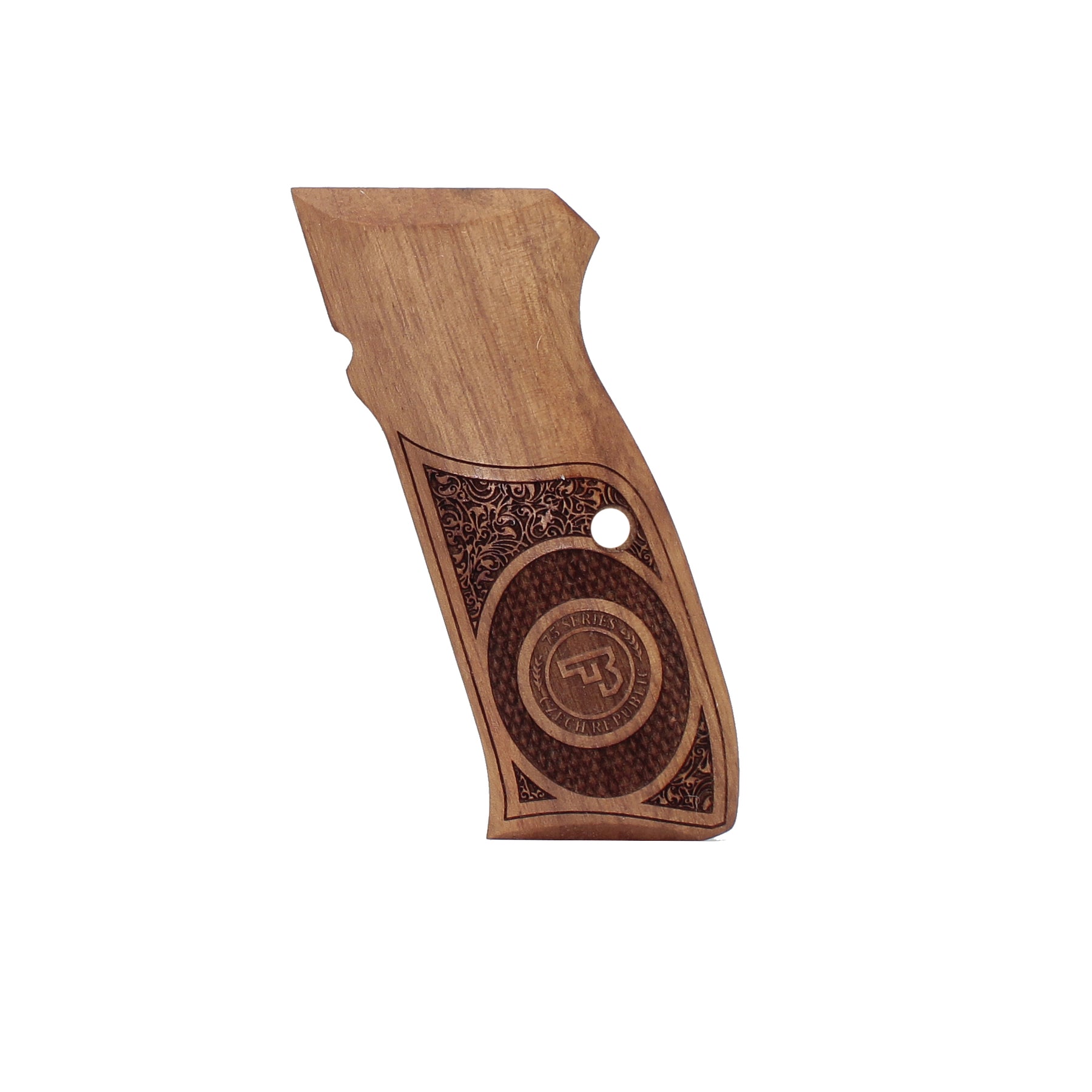 Dark Brown Plastic Pistol Grips For CZ 75, 85, And Compact Models – Classic Look