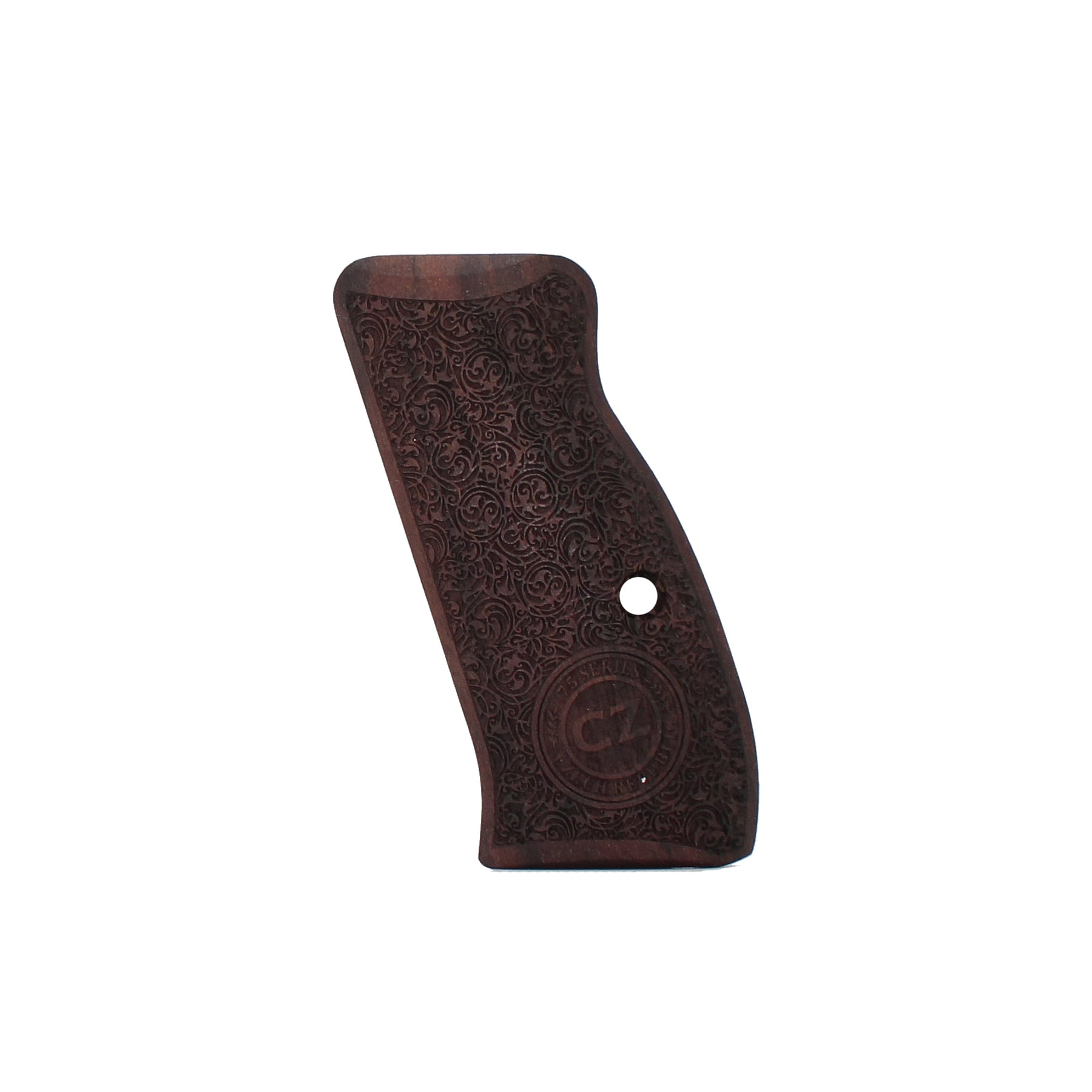 Imbottitura In Noce Turco Per CZ 75B / 85B – GUNGRIP Artigianale Con Logo MOAON